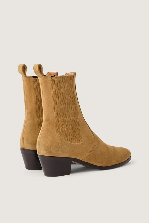 Women GAZETTE ANKLE BOOTS Beige Soeur Shoes