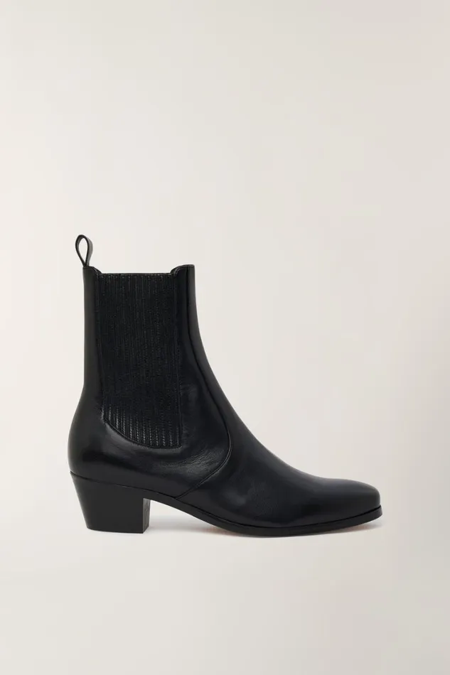 Women GAZETTE BOOTS Black Soeur Shoes