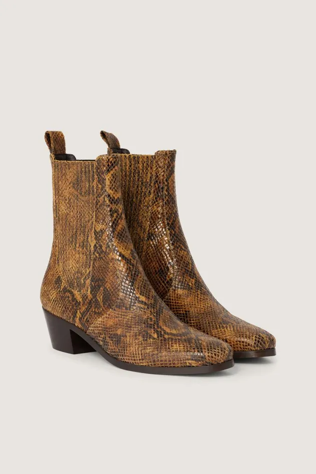 Women GAZETTE BOOTS Python Soeur Shoes