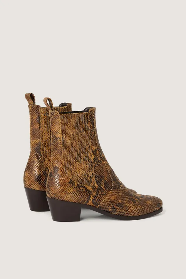 Women GAZETTE BOOTS Python Soeur Shoes