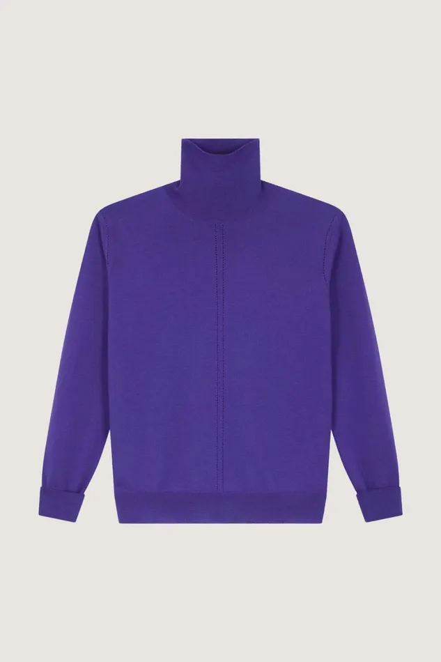 Women GRANT JUMPER Purple Soeur Jumpers and Cardigans