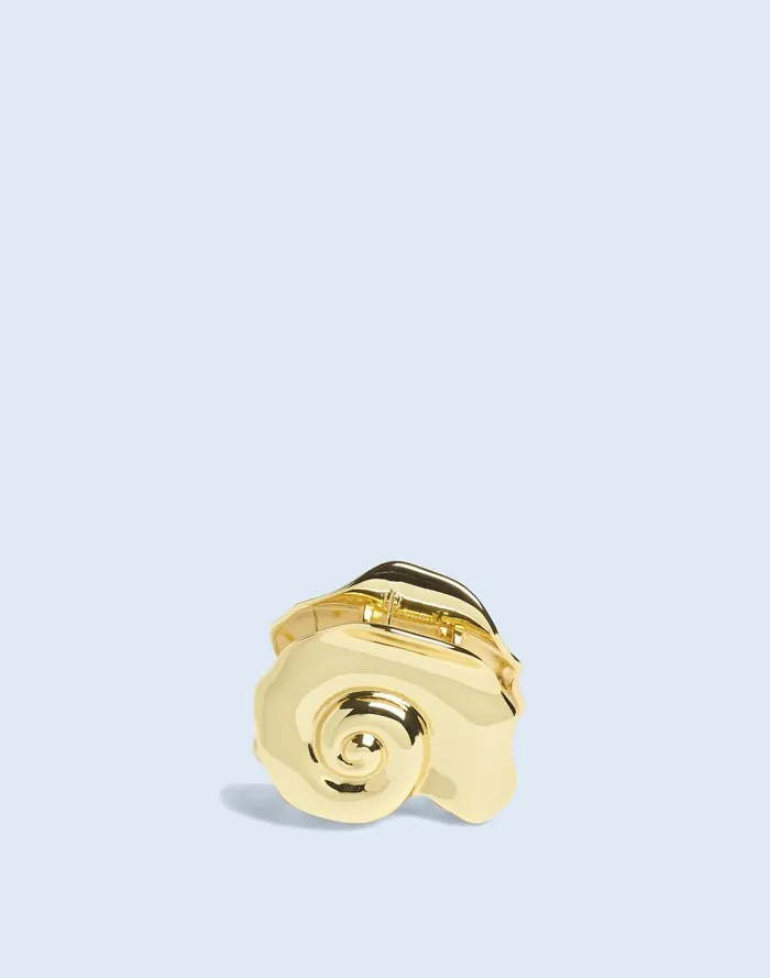 Women Hair Accessories Madewell Metal Shell Medium Claw Hair Clip