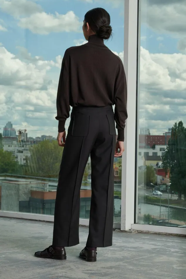 Women HARRY TROUSERS Dark Brown Soeur Trousers