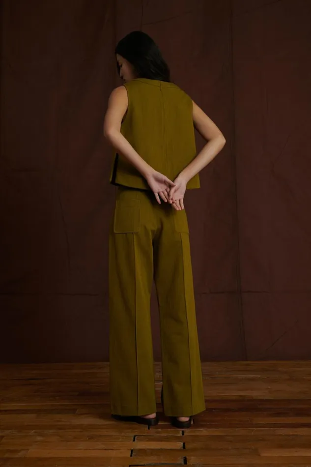 Women HARRY TROUSERS Khaki Soeur Trousers