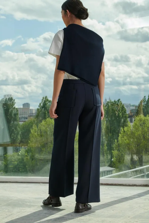 Women HARRY TROUSERS Navy Soeur Trousers