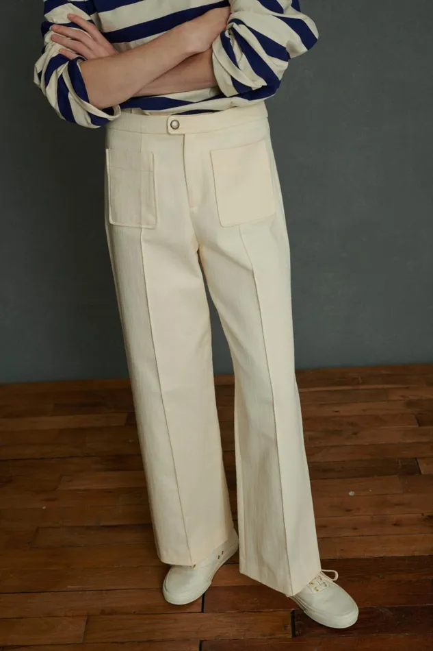 Women HARRY TROUSERS Offwhite Soeur Trousers