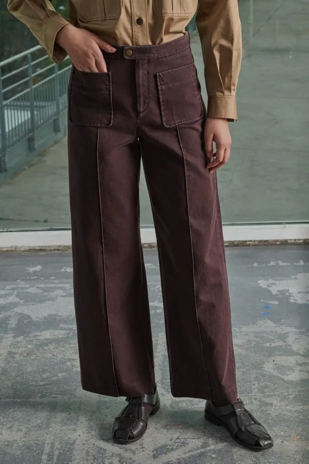 Women HARRY TROUSERS Plum Soeur Trousers