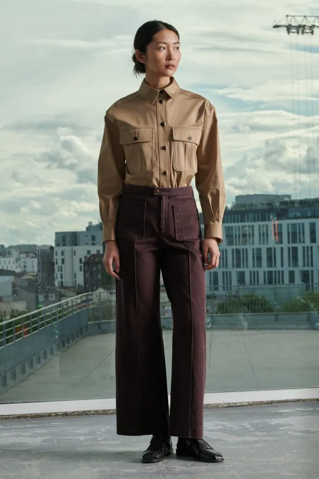 Women HARRY TROUSERS Plum Soeur Trousers