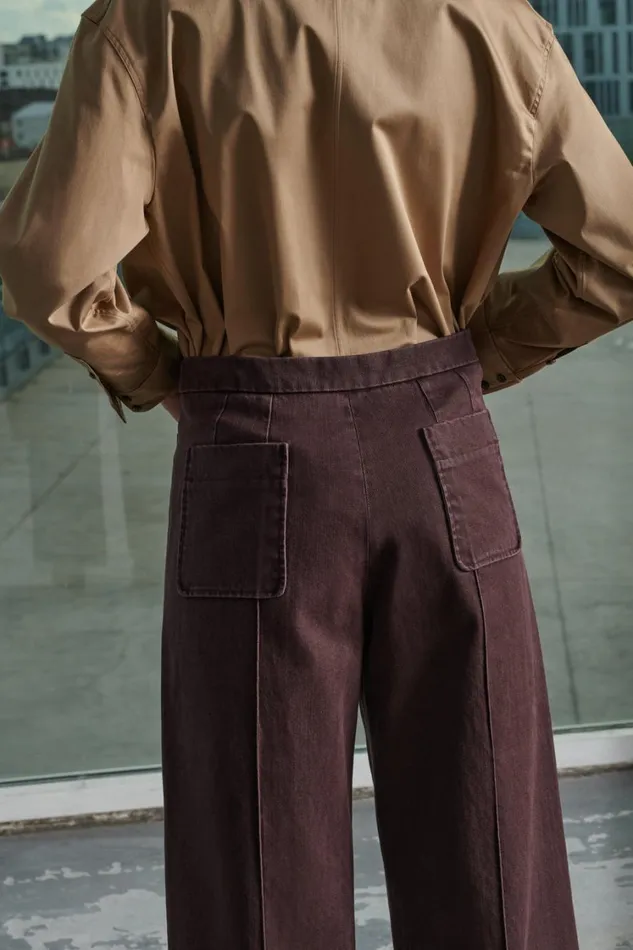 Women HARRY TROUSERS Plum Soeur Trousers