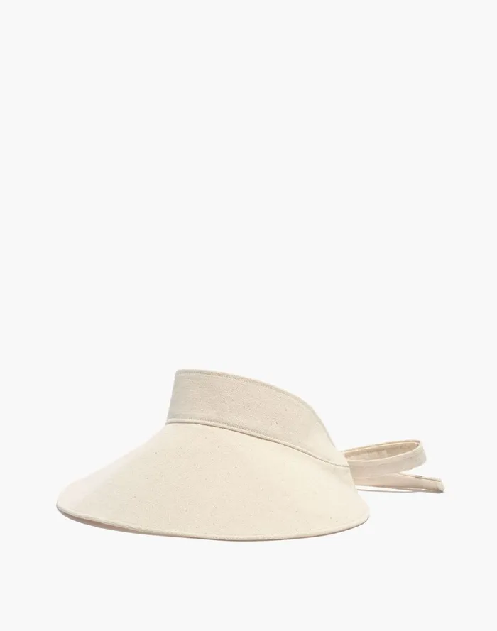 Women Hats Madewell Small Lot Canvas Visor