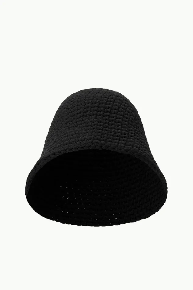 Women Hats STAUD STAUD CROCHET HAT BLACK Women Hats STAUD STAUD CROCHET HAT BLACK