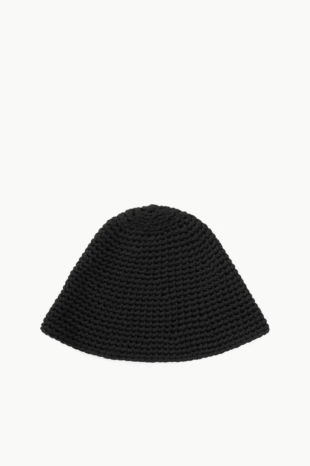 Women Hats STAUD STAUD CROCHET HAT BLACK Women Hats STAUD STAUD CROCHET HAT BLACK