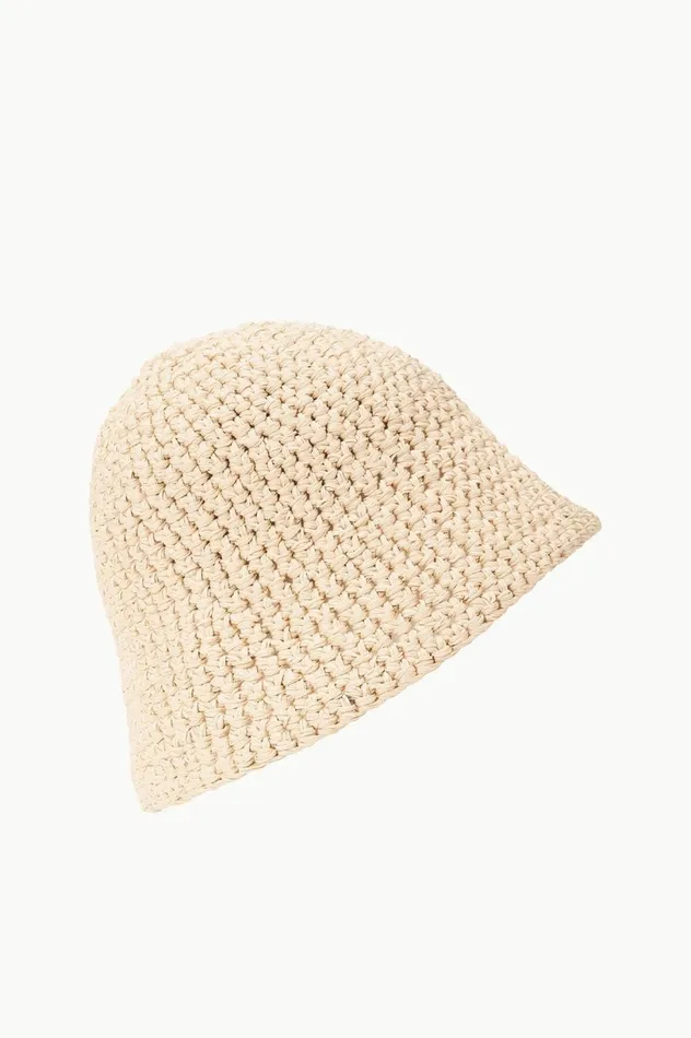 Women Hats STAUD STAUD CROCHET HAT NATURAL Women Hats STAUD STAUD CROCHET HAT NATURAL