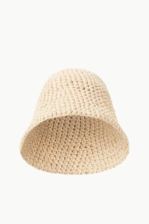 Women Hats STAUD STAUD CROCHET HAT NATURAL Women Hats STAUD STAUD CROCHET HAT NATURAL