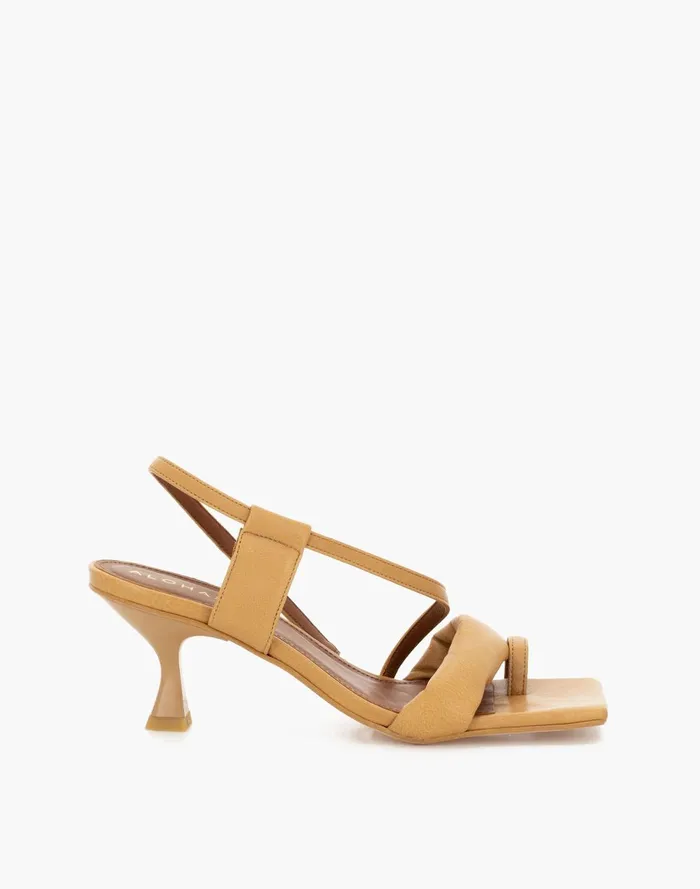 Women Heels Madewell ALOHAS Leather Asymmetrical Sandals