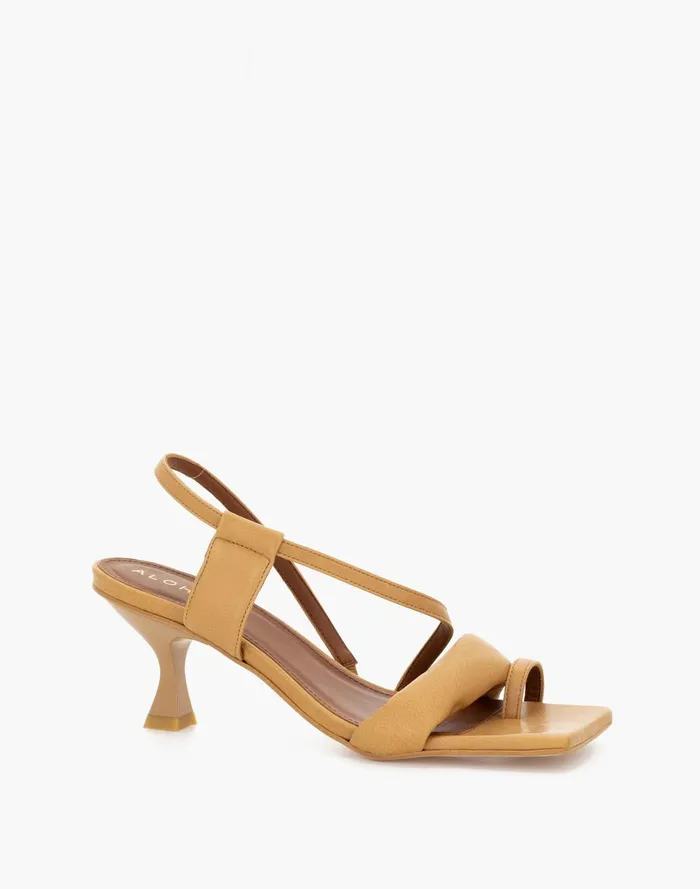 Women Heels Madewell ALOHAS Leather Asymmetrical Sandals