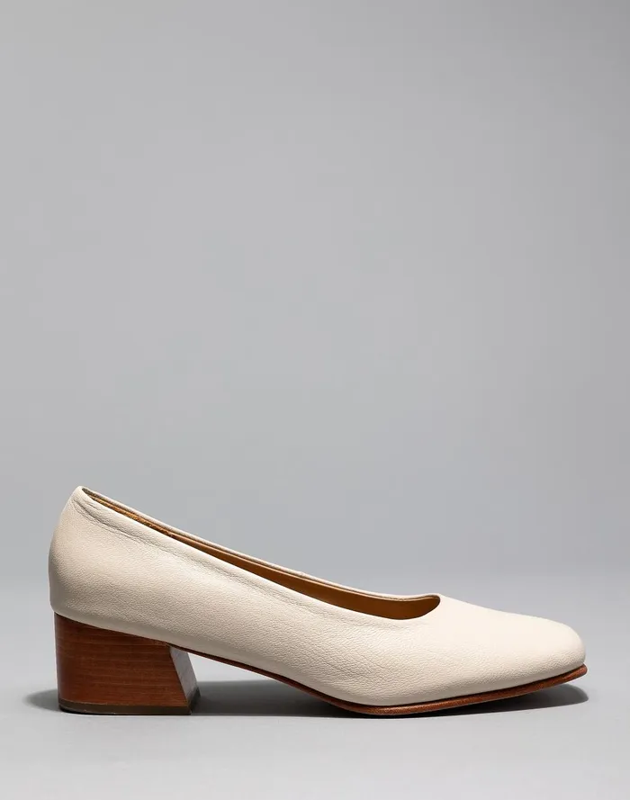 Women Heels Madewell HUMA BLANCO Leather Luisa Pumps