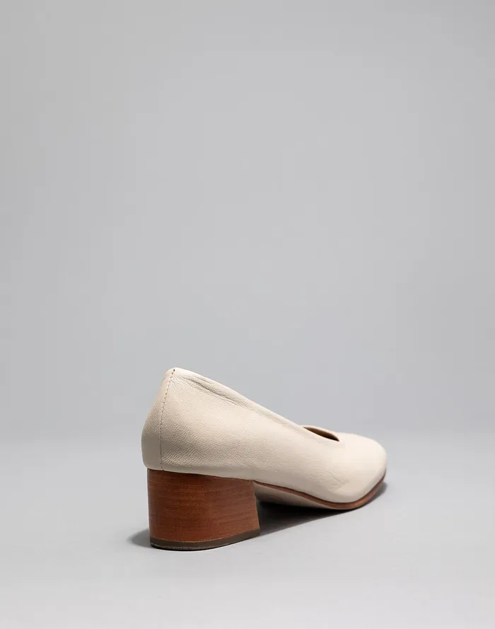Women Heels Madewell HUMA BLANCO Leather Luisa Pumps