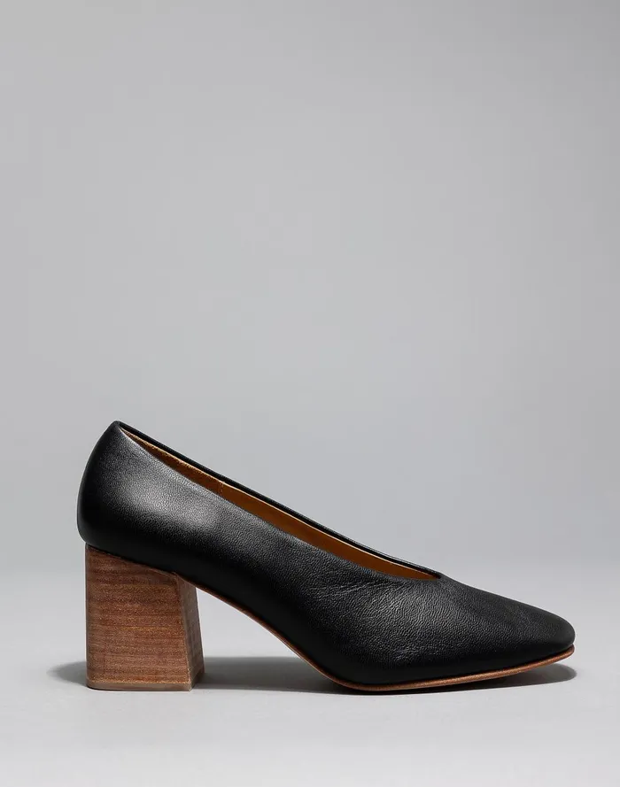 Women Heels Madewell HUMA BLANCO Leather Salvador Pumps