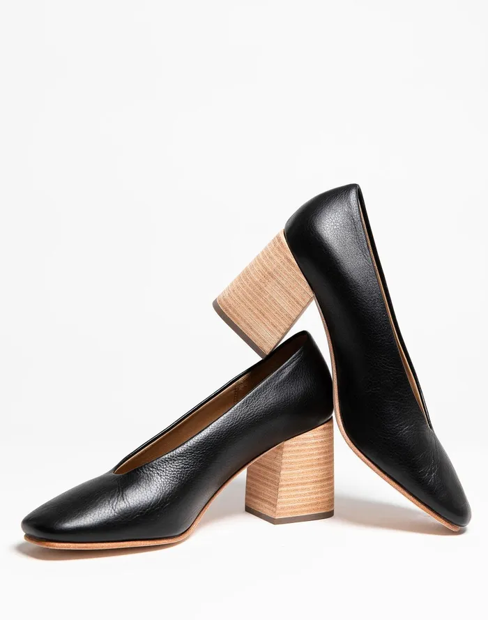 Women Heels Madewell HUMA BLANCO Leather Salvador Pumps