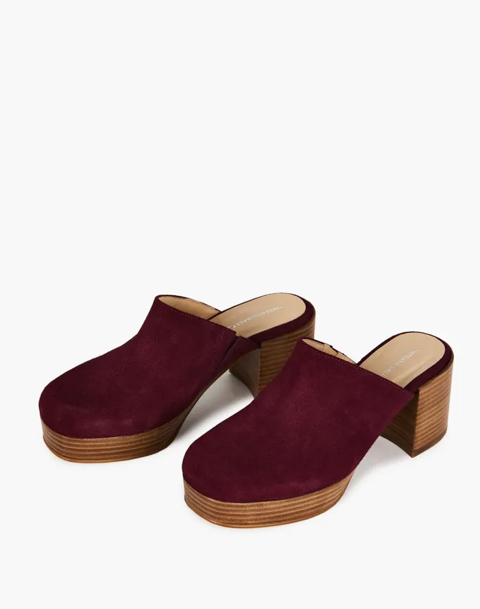 Women Heels Madewell Intentionally Blank Facts Clogs