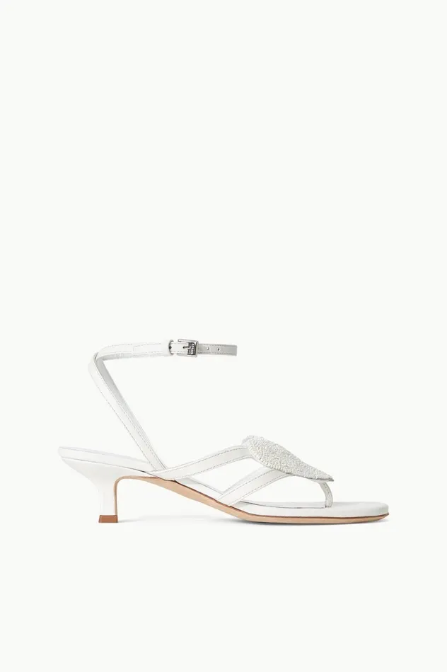 Women Heels STAUD STAUD AMOUR KITTEN HEEL PAPER