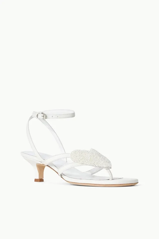 Women Heels STAUD STAUD AMOUR KITTEN HEEL PAPER Women Heels STAUD STAUD AMOUR KITTEN HEEL PAPER