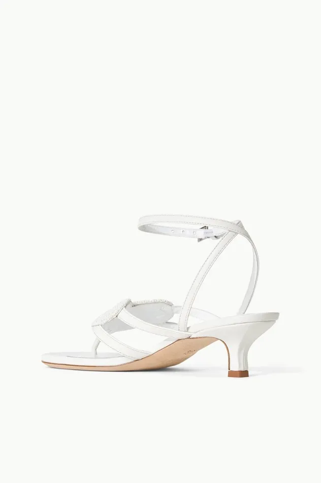 Women Heels STAUD STAUD AMOUR KITTEN HEEL PAPER Women Heels STAUD STAUD AMOUR KITTEN HEEL PAPER