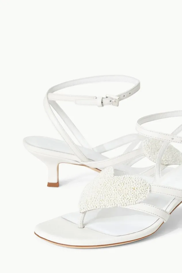 Women Heels STAUD STAUD AMOUR KITTEN HEEL PAPER Women Heels STAUD STAUD AMOUR KITTEN HEEL PAPER