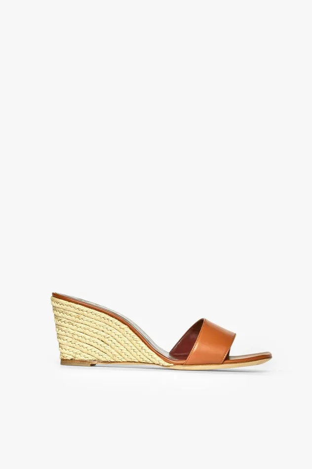 Women Heels STAUD STAUD BILLIE ESPADRILLE WEDGE NATURAL TAN