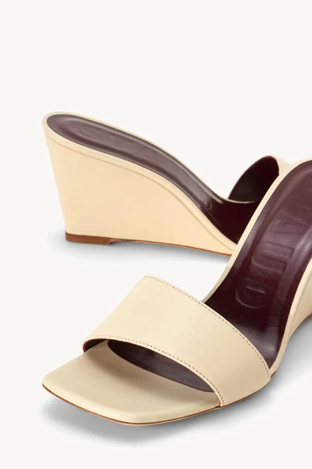Women Heels STAUD STAUD BILLIE WEDGE CREAM Women Heels STAUD STAUD BILLIE WEDGE CREAM