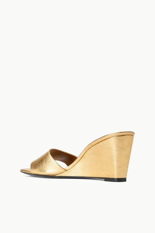 Women Heels STAUD STAUD BILLIE WEDGE GOLD Women Heels STAUD STAUD BILLIE WEDGE GOLD