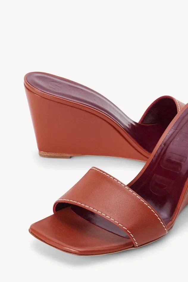 Women Heels STAUD STAUD BILLIE WEDGE TAN Women Heels STAUD STAUD BILLIE WEDGE TAN