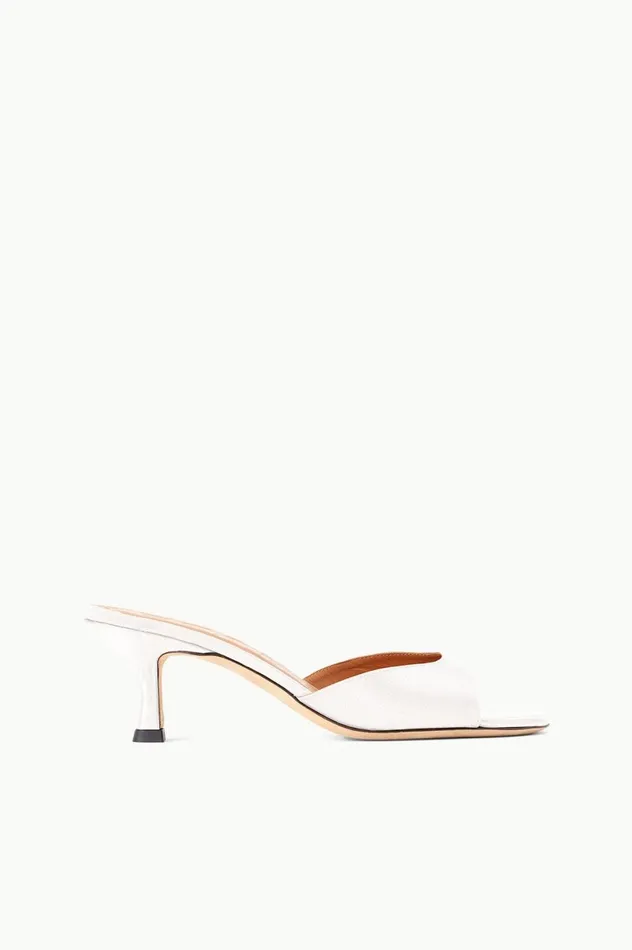 Women Heels STAUD STAUD BRIGITTE MULE PAPER SATIN