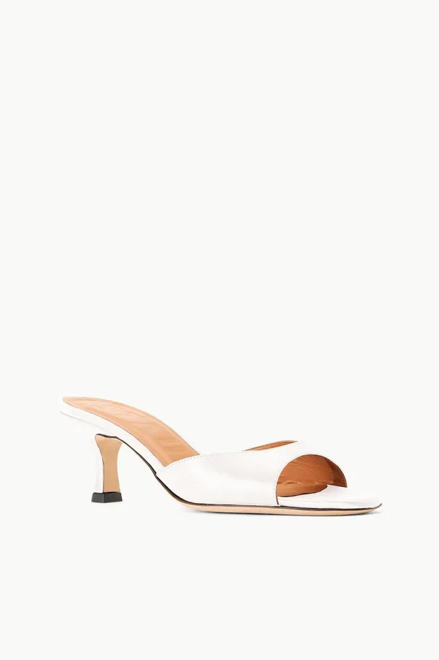 Women Heels STAUD STAUD BRIGITTE MULE PAPER SATIN Women Heels STAUD STAUD BRIGITTE MULE PAPER SATIN