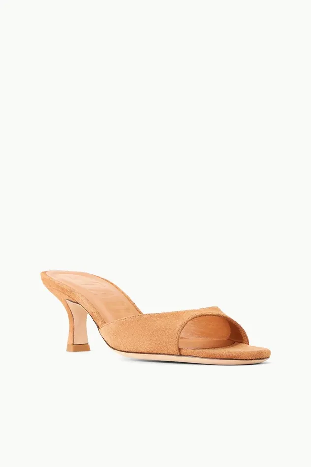 Women Heels STAUD STAUD BRIGITTE MULE TAN SUEDE Women Heels STAUD STAUD BRIGITTE MULE TAN SUEDE
