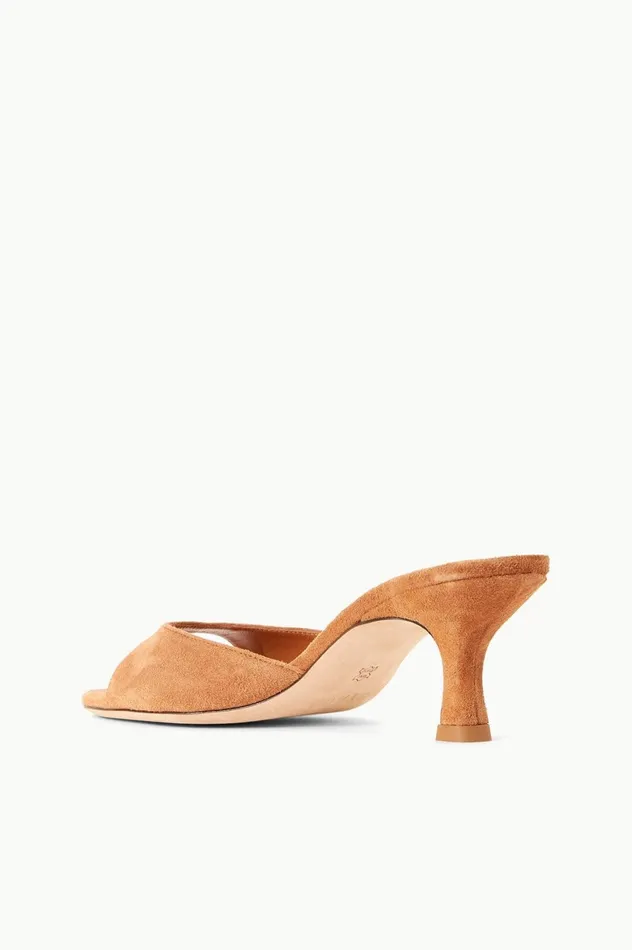 Women Heels STAUD STAUD BRIGITTE MULE TAN SUEDE Women Heels STAUD STAUD BRIGITTE MULE TAN SUEDE