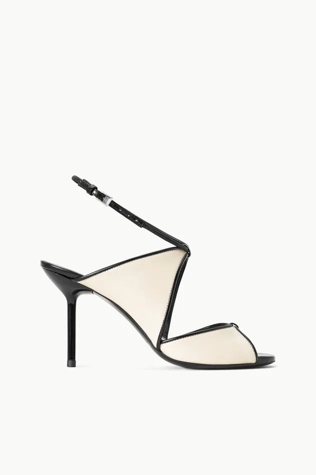 Women Heels STAUD STAUD EMILIA STILETTO CREAM BLACK
