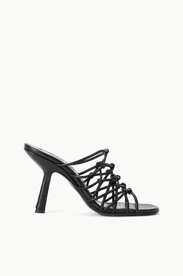 Women Heels STAUD STAUD GIOTTO KNOT HEEL BLACK