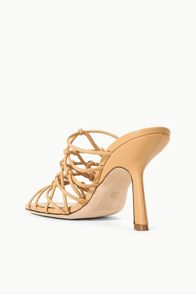 Women Heels STAUD STAUD GIOTTO KNOT HEEL PORCINI Women Heels STAUD STAUD GIOTTO KNOT HEEL PORCINI