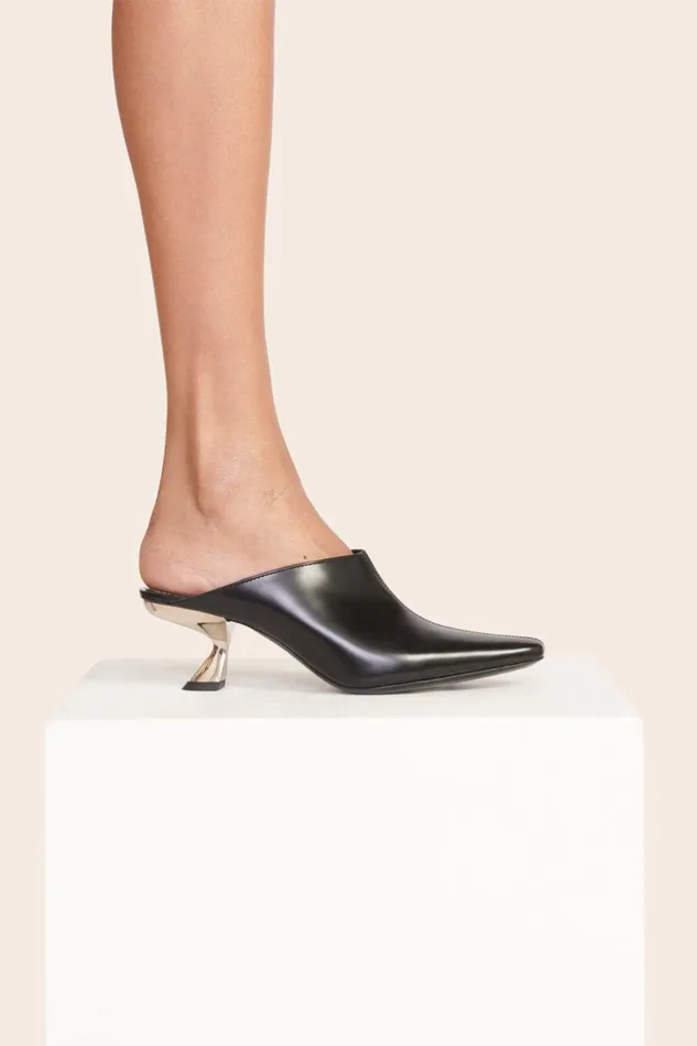 Women Heels STAUD STAUD JAX MULE BLACK METALS Women Heels STAUD STAUD JAX MULE BLACK METALS