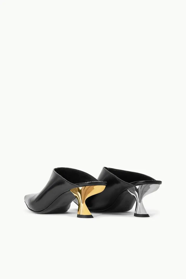 Women Heels STAUD STAUD JAX MULE BLACK METALS Women Heels STAUD STAUD JAX MULE BLACK METALS