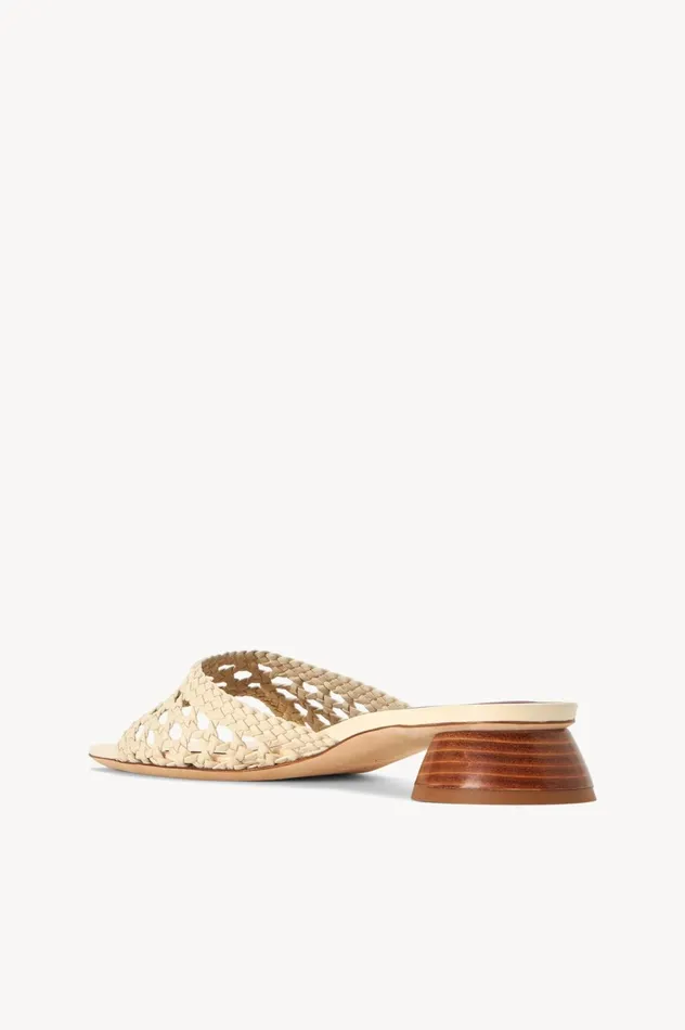 Women Heels STAUD STAUD SIMONE CROCHET HEEL CREAM Women Heels STAUD STAUD SIMONE CROCHET HEEL CREAM