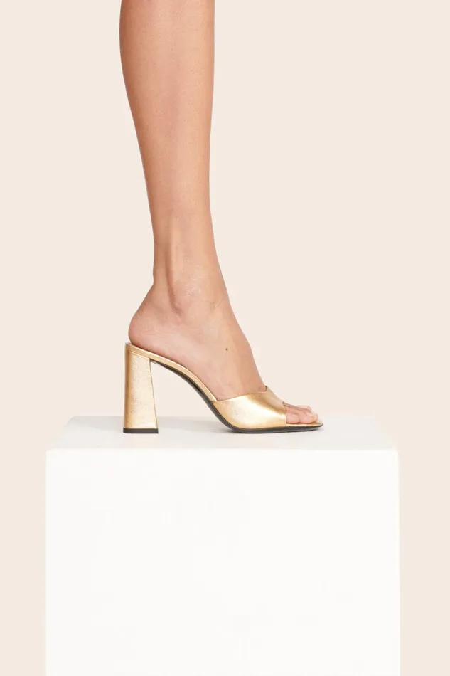 Women Heels STAUD STAUD SLOANE HEEL GOLD Women Heels STAUD STAUD SLOANE HEEL GOLD