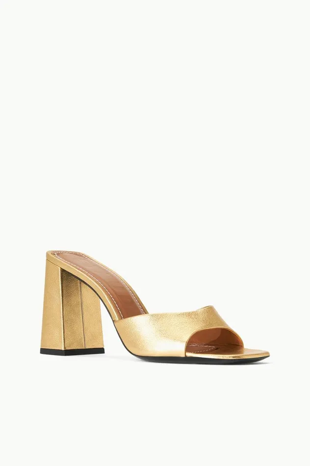 Women Heels STAUD STAUD SLOANE HEEL GOLD Women Heels STAUD STAUD SLOANE HEEL GOLD