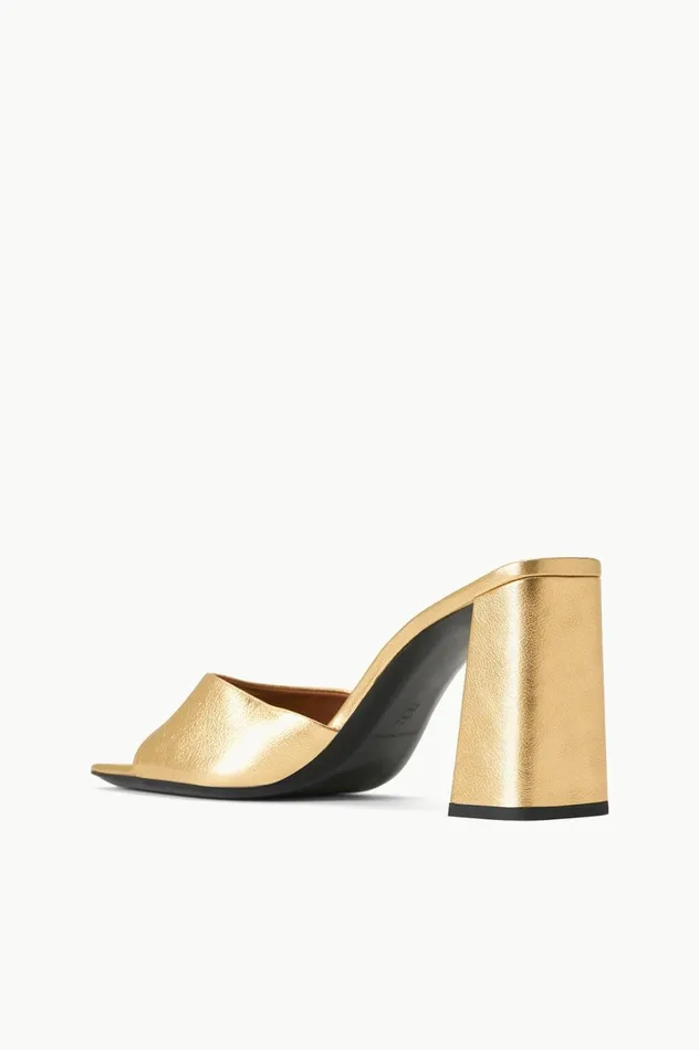 Women Heels STAUD STAUD SLOANE HEEL GOLD Women Heels STAUD STAUD SLOANE HEEL GOLD