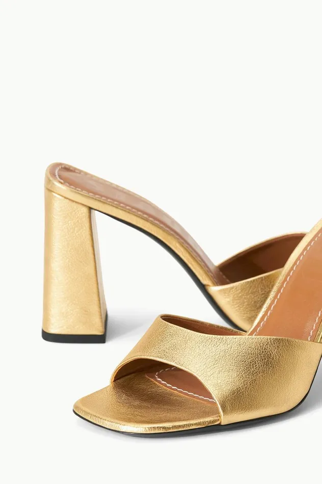 Women Heels STAUD STAUD SLOANE HEEL GOLD Women Heels STAUD STAUD SLOANE HEEL GOLD