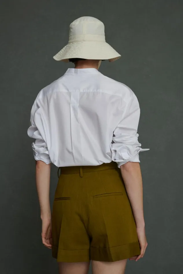 Women IGGY SHORTS Khaki Soeur Skirts and Shorts