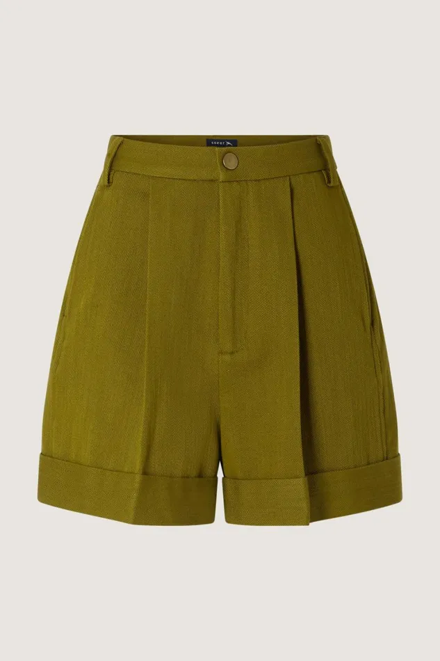 Women IGGY SHORTS Khaki Soeur Skirts and Shorts
