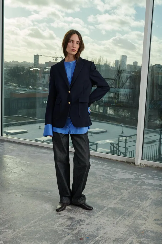Women JACKET KENT Navy Soeur Jackets and Coats Women JACKET KENT Navy Soeur Jackets and Coats